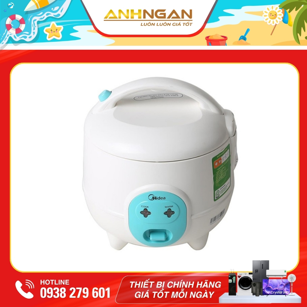 Nồi cơm điện Midea CM06S thiết kế nhỏ gọn, nấu cơm nhanh chín và giữ ấm hiệu quả. Phù hợp cá nhân, sinh viên và gia đình nhỏ. Dễ sử dụng, tiết kiệm điện và vệ sinh tiện lợi.